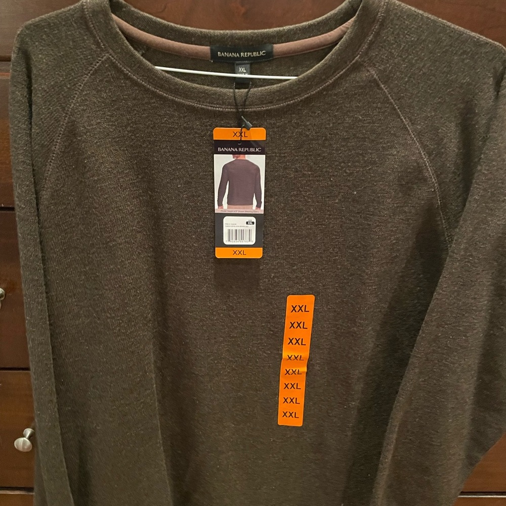 Banana Republic pullover mens XXL nwt